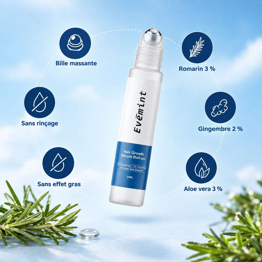 Les bienfaits du sérum roll-on Evēmint